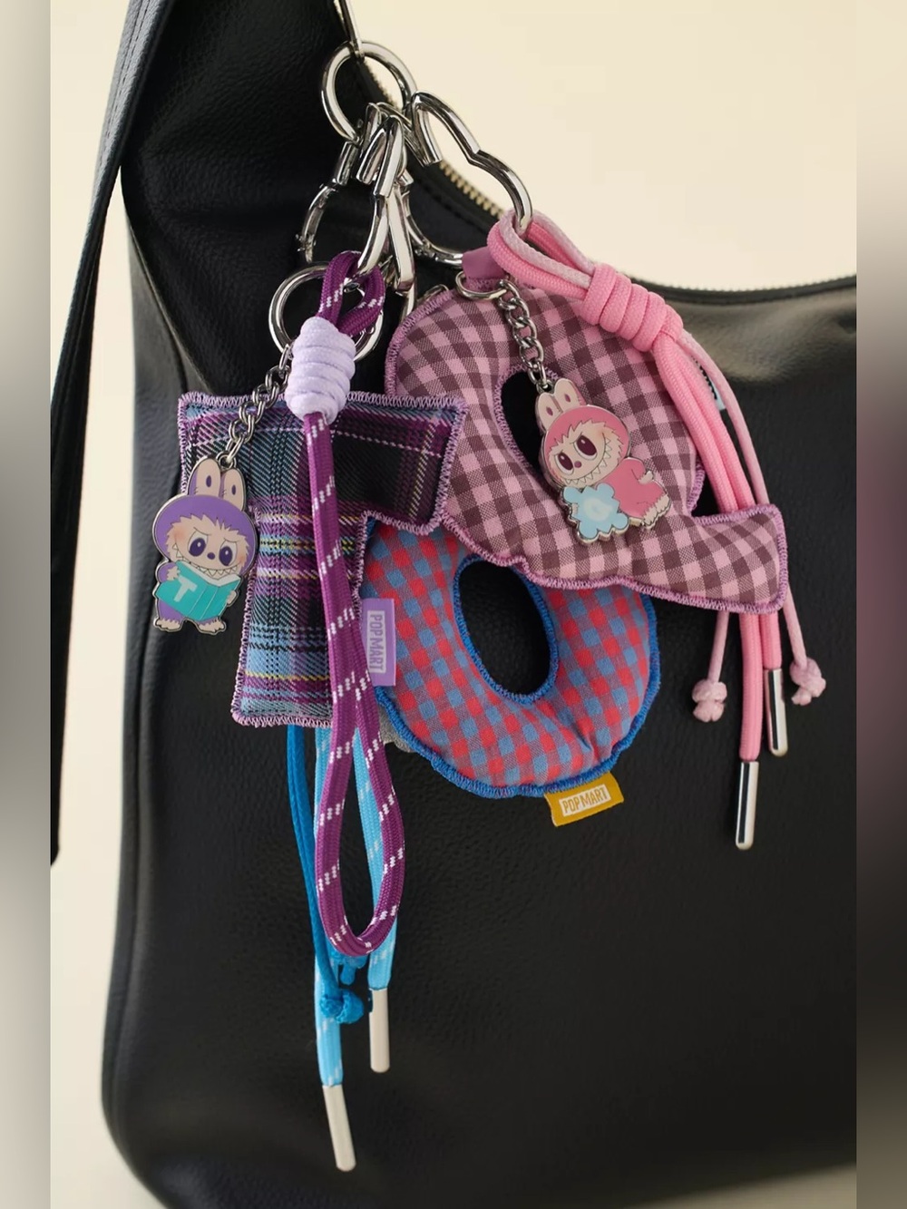 POP MART The Monsters Labubu Pin For Love Series N-Z Blind Box Keychain